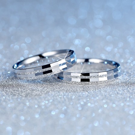 couple rings silver